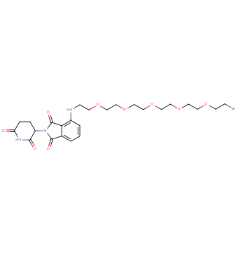 Pomalidomide-PEG5-C2-Br