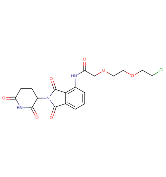 Pomalidomide-acetamido-O-PEG1-C2-Cl