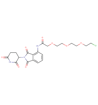 Pomalidomide-acetamido-O-PEG2-C2-Cl