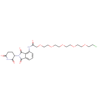 Pomalidomide-acetamido-O-PEG4-C2-Cl