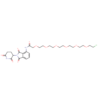 Pomalidomide-acetamido-O-PEG5-C2-Cl