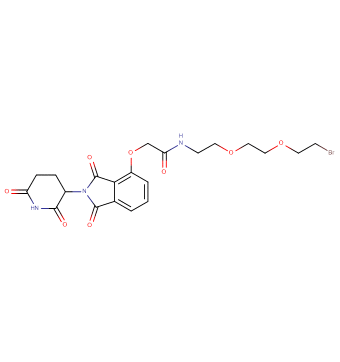 Thalidomide-O-acetamido-PEG2-C2-Br