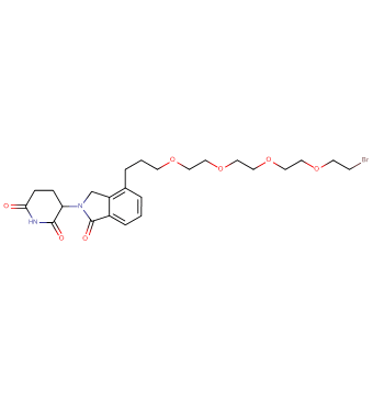 Phthalimidinoglutarimide-C3-O-PEG3-C2-Br