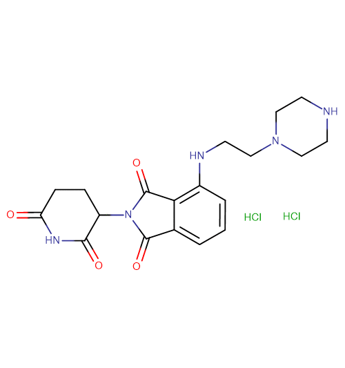 Pomalidomide-C2-piperazine HCl