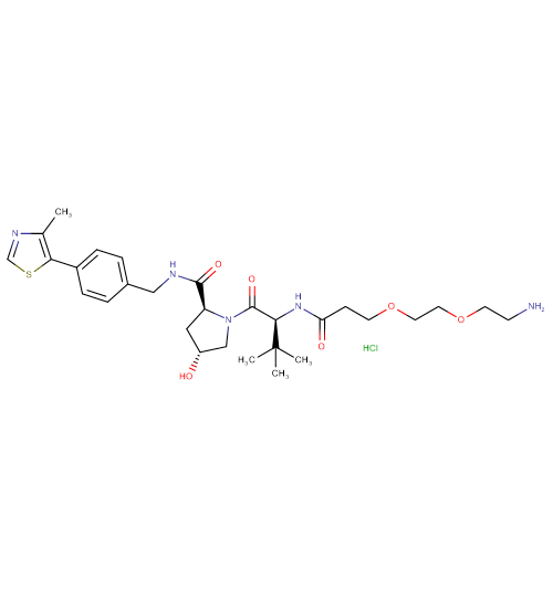 (S,R,S)-AHPC-CO-PEG2-C2-amine HCl