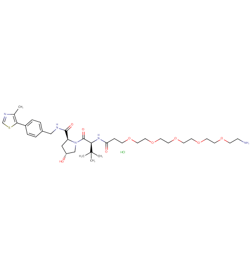 (S,R,S)-AHPC-CO-PEG5-C2-amine HCl