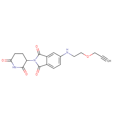 Pomalidomide-5'-PEG1-propargyl