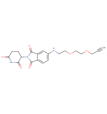 Pomalidomide-5'-PEG2-propargyl