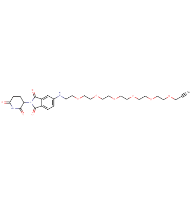 Pomalidomide-5'-PEG6-propargyl