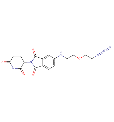 Pomalidomide-5'-PEG1-C2-azide