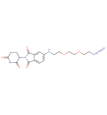 Pomalidomide-5'-PEG2-C2-azide