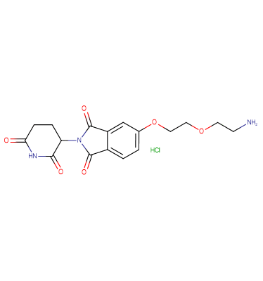 Thalidomide-5'-O-PEG1-C2-amine HCl
