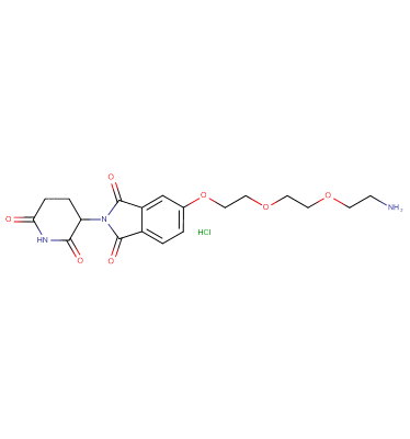 Thalidomide-5'-O-PEG2-C2-amine HCl