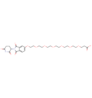Thalidomide-5'-O-PEG6-C2-acid