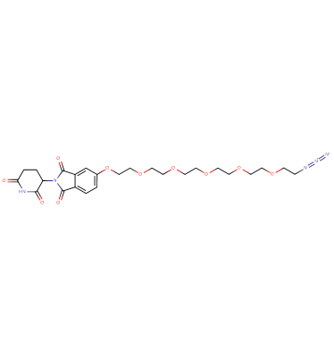 Thalidomide-5'-O-PEG5-C2-azide