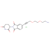 Thalidomide-5'-propargyl-PEG2-amine HCl