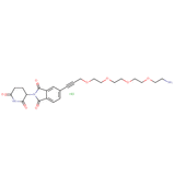 Thalidomide-5'-propargyl-PEG4-amine HCl