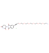 Thalidomide-5'-propargyl-PEG6-amine HCl