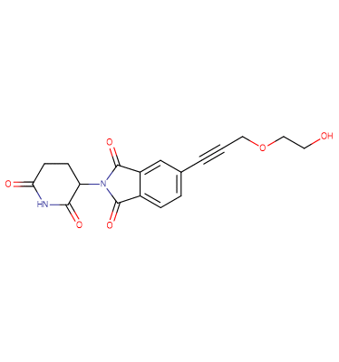 Thalidomide-5'-propargyl-PEG1-OH