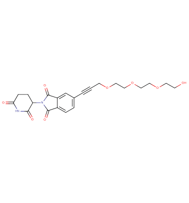 Thalidomide-5'-propargyl-PEG3-OH