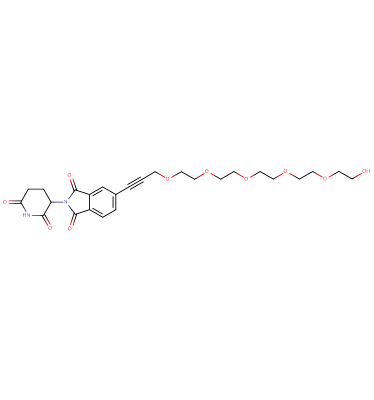 Thalidomide-5'-propargyl-PEG5-OH