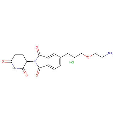Thalidomide-5'-C3-PEG1-amine HCl