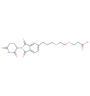 Thalidomide-5'-C3-PEG2-acid