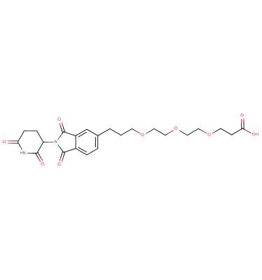 Thalidomide-5'-C3-PEG3-acid