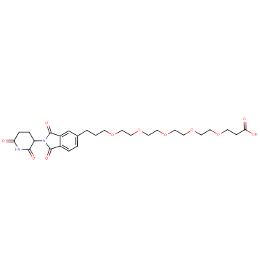 Thalidomide-5'-C3-PEG5-acid