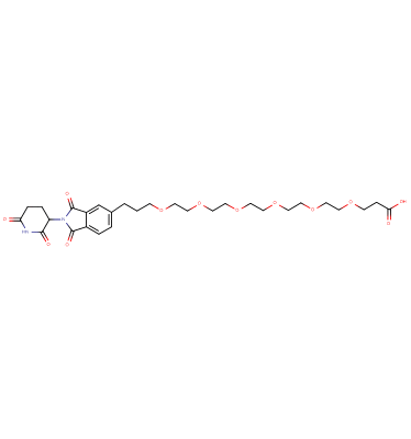 Thalidomide-5'-C3-PEG6-acid