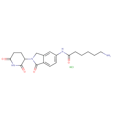 Lenalidomide-5'-CO-C5-amine HCl