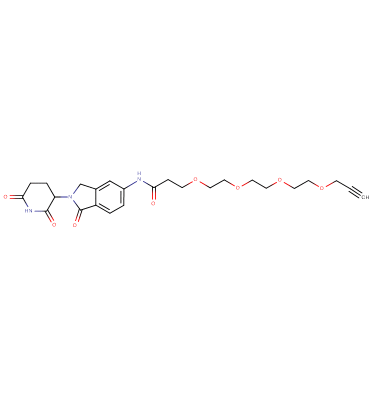 Lenalidomide-5'-CO-PEG4-propargyl