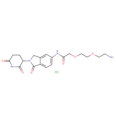 Lenalidomide-5'-acetamido-O-PEG1-C2-amine HCl