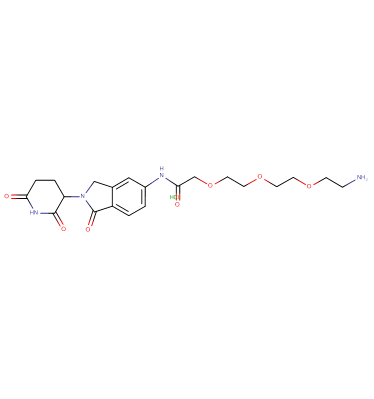Lenalidomide-5'-acetamido-O-PEG2-C2-amine HCl