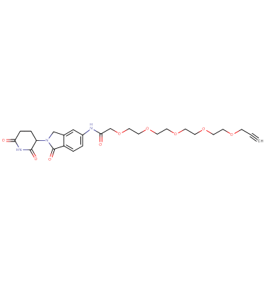 Lenalidomide-5'-acetamido-O-PEG4-propargyl