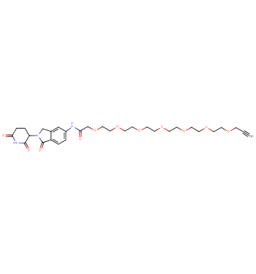 Lenalidomide-5'-acetamido-O-PEG6-propargyl