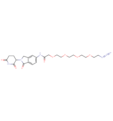 Lenalidomide-5'--acetamido-O-PEG3-C2-azide
