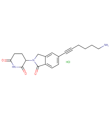 Phthalimidinoglutarimide-5'-propargyl-C3-amine HCl