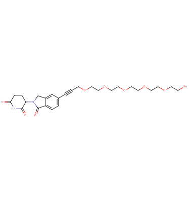 Phthalimidinoglutarimide-5'-propargyl-PEG5-OH