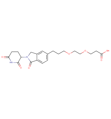 Phthalimidinoglutarimide-5'-C3-O-PEG1-C2-acid