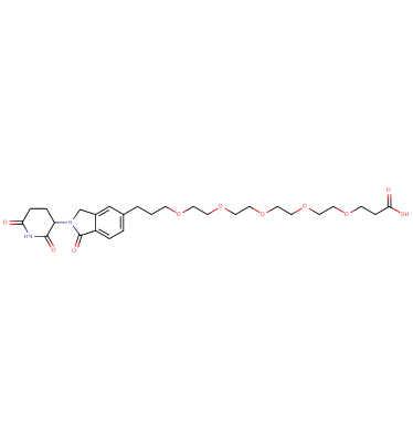 Phthalimidinoglutarimide-5'-C3-O-PEG4-C2-acid