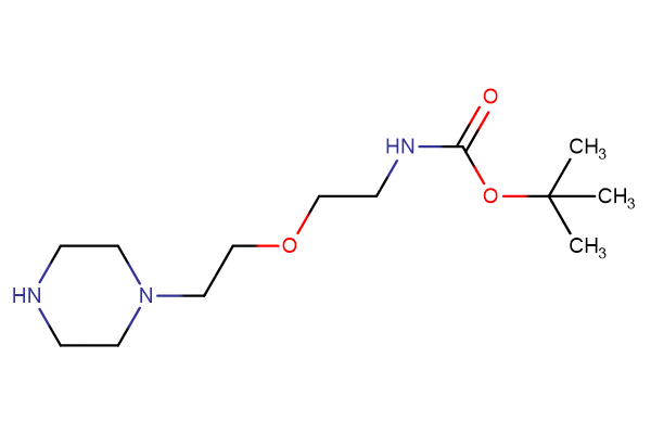 tert-butyl N-{2-[2-(piperazin-1-yl)ethoxy]ethyl}carbamate