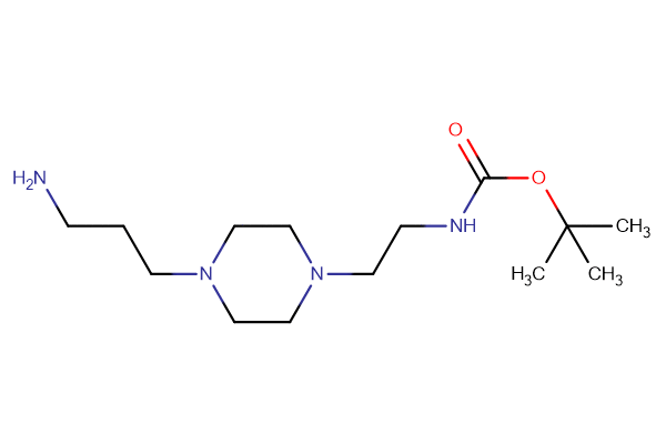 tert-butyl N-{2-[4-(3-aminopropyl)piperazin-1-yl]ethyl}carbamate