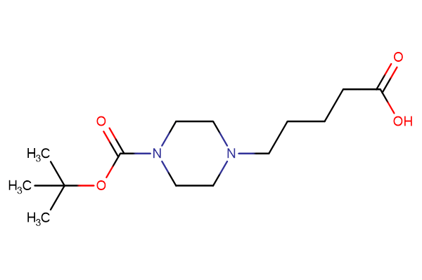 5-{4-[(tert-butoxy)carbonyl]piperazin-1-yl}pentanoic acid