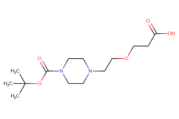 3-(2-{4-[(tert-butoxy)carbonyl]piperazin-1-yl}ethoxy)propanoic acid
