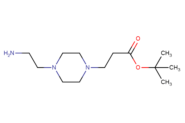 tert-butyl 3-[4-(2-aminoethyl)piperazin-1-yl]propanoate
