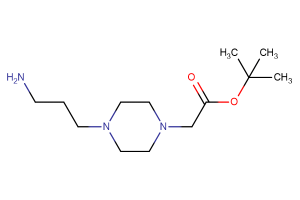 tert-butyl 2-[4-(3-aminopropyl)piperazin-1-yl]acetate