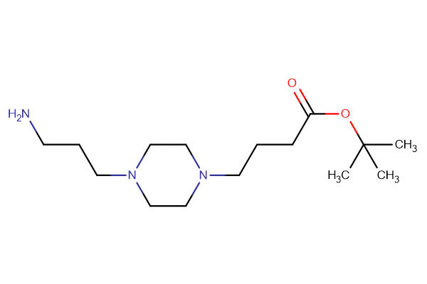 tert-butyl 4-[4-(3-aminopropyl)piperazin-1-yl]butanoate
