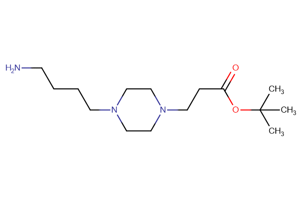 tert-butyl 3-[4-(4-aminobutyl)piperazin-1-yl]propanoate