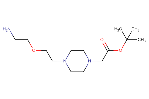tert-butyl 2-{4-[2-(2-aminoethoxy)ethyl]piperazin-1-yl}acetate